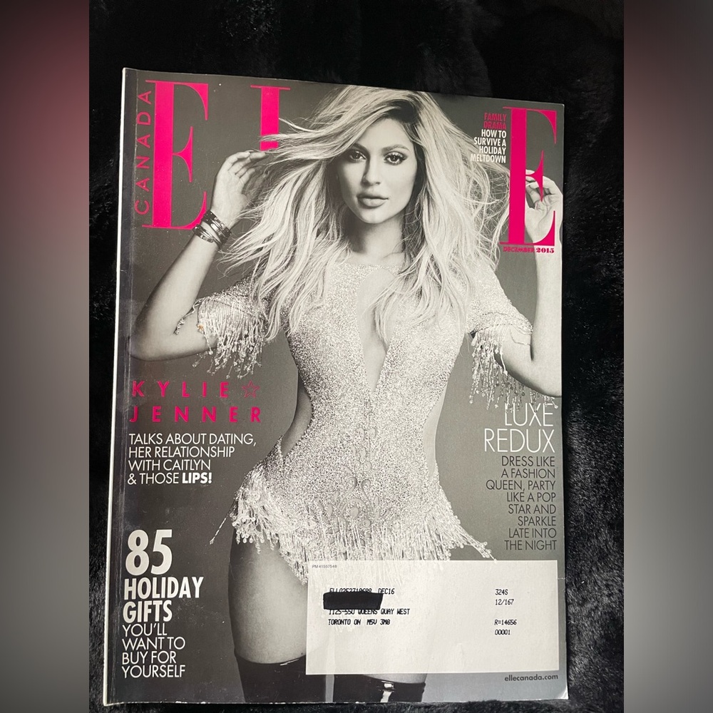 Kyle Jenner Elle Magazine December 2015 King Kylie era